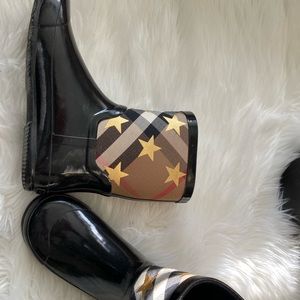 Girls Burberry Rain Boots